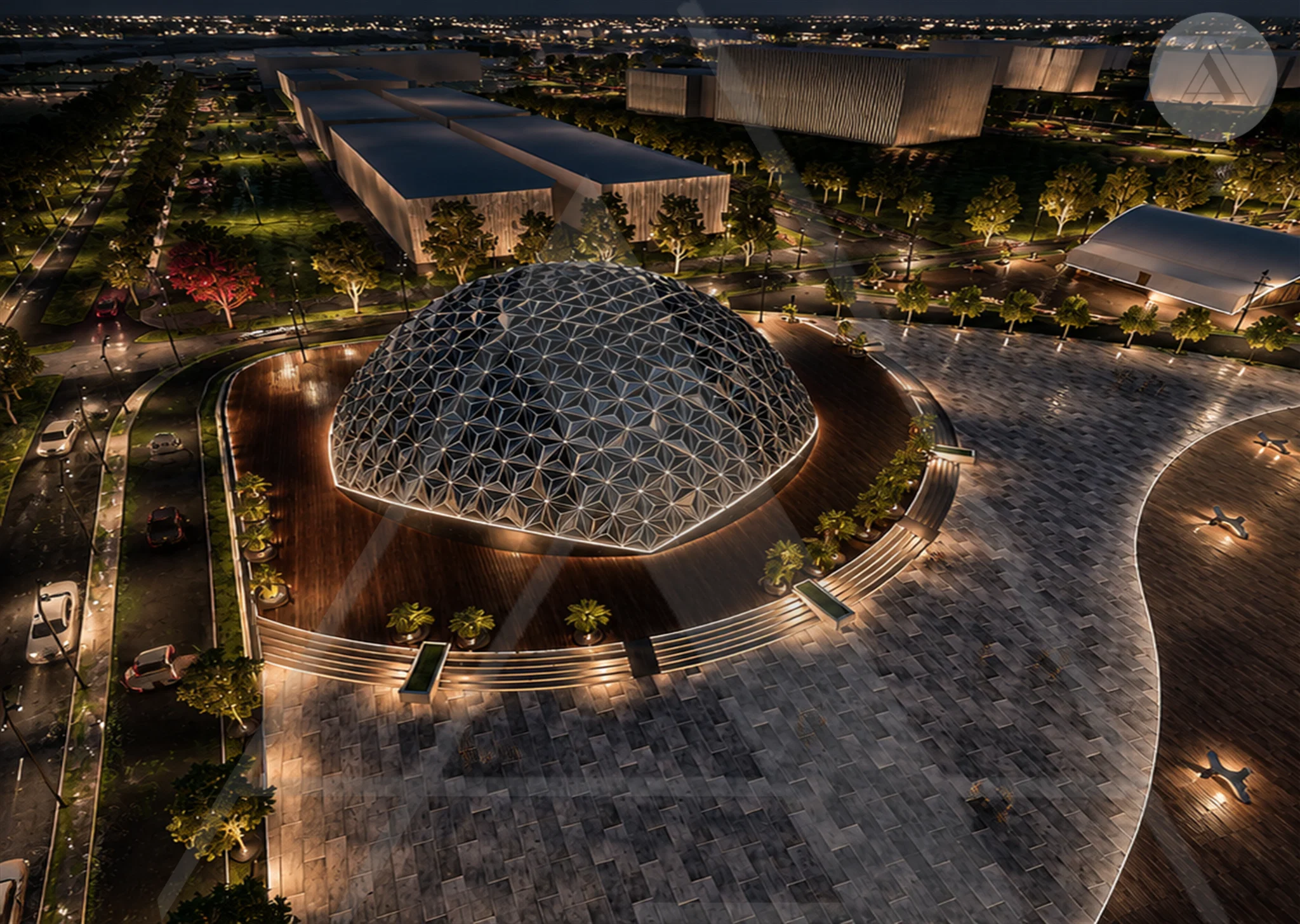 Culture Nexus dome pavilion