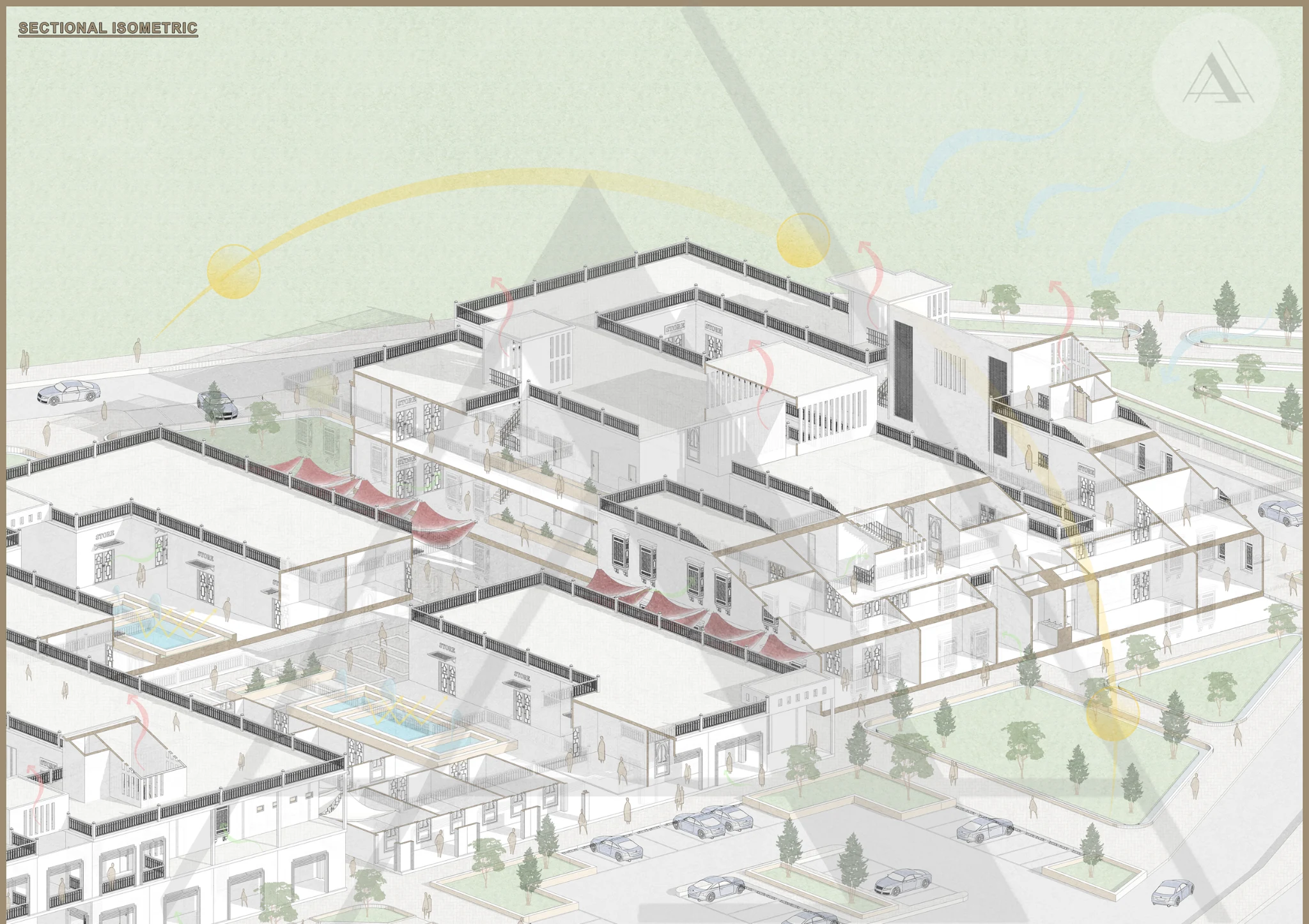 Culture Nexus Market sectional isometric