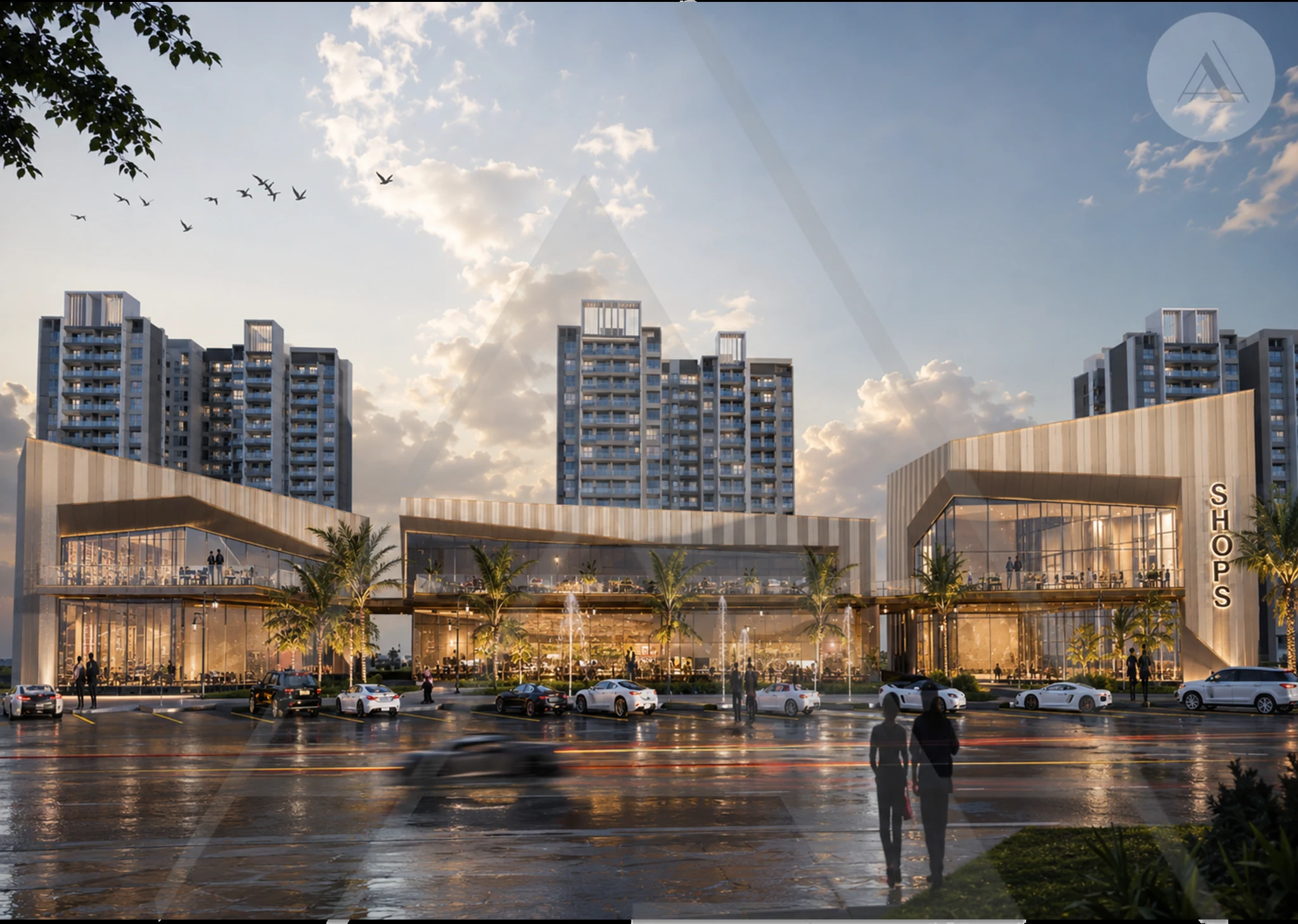 Madria Heights Commercial District in Jeddah