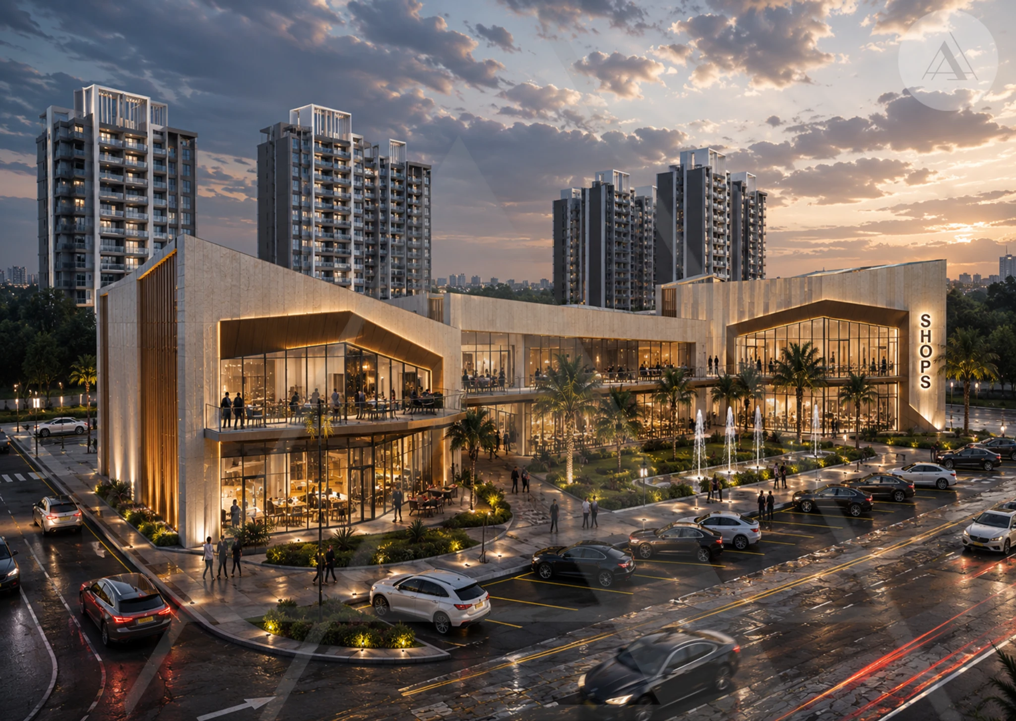 Madria Heights Commercial District retail complex